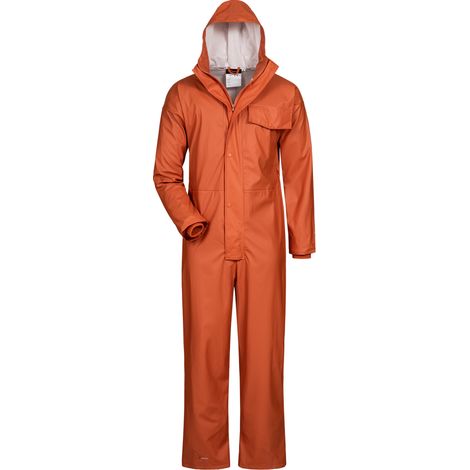 Gr .XL (58/60) CAROLINENSIEL PU-STRETCH-OVERALL ORANGE orange CAROLINENSIEL