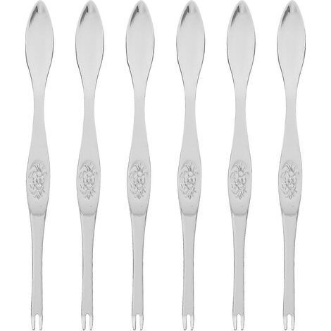 Set mit 6 Krabbenbesteckteilen aus Edelstahl 304, Schnellkrabbengabeln für den Einsatz zu Hause und in der Gastronomie (1/5)