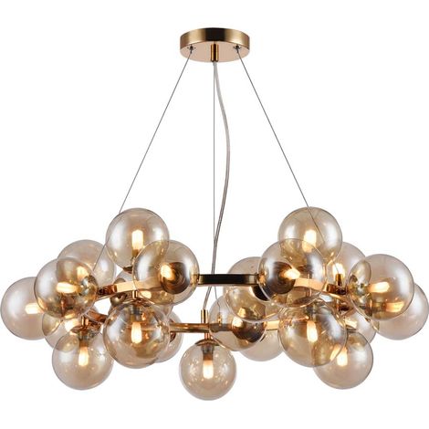Dallas Plafonnier doré, 25 lumières, G9 (1/5)