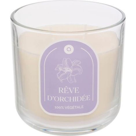 Bougie Parfumée en Verre "Floa" 350g Orchidée (1/3)