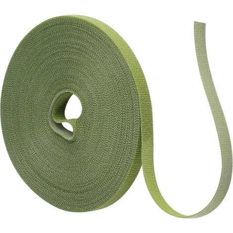 2 Stück 20m Pflanzenbinder Klettband,10 mm Pflanzenklammern Rankhilfe Pflanzenband WiederverschließBar Pflanzenhalter Klettverschluss Plant Clips Wetterfeste Rankhilfe Zimmerpflanzen für Pflanzen(Gras (1/5)