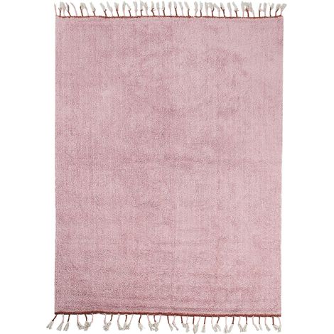 Kids Rug CAPARLI Pink 140 x 200 cm Cotton (1/5)