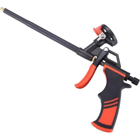 Pistolet à mousse, pistolet professionnel à mousse polyuréthane pour le remplissage, l'étanchéité et le jointoiement avec de la mousse expansive PU