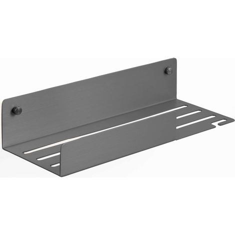Repisa de ducha con percha Manillons Torrent - Gun Metal (1/2)