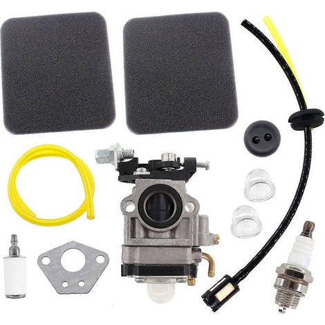 Kit de filtre à air pour carburateur 15 mm pour tarière Powermate modèle PEA438, moteur 43 cm3, A201112, filtre à carburant, poire d'amorçage, carburateur (1/5)