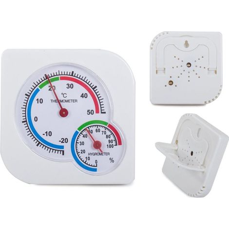 8x Thermomètre Hygromètre Température Humidité Station Météo Analogique Thermo