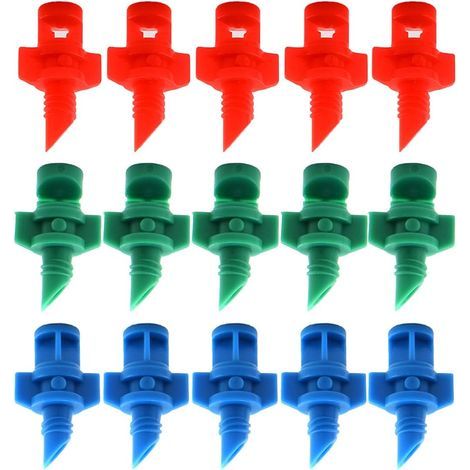 120 micro-irrigatori a nebulizzazione per irrigazione da giardino, irrigatori a rifrazione 90/180/360°, per sistemi di irrigazione di prati e aree verdi. (1/5)