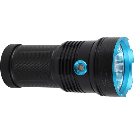 Lampe torche LED ultra-lumineuse à longue portée, étanche, 3 modes d'éclairage, 8000 lumens (1/5)