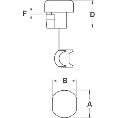 TRU COMPONENTS TC-SRR5R1203 Zugentlastung   Klemm-Ø (max.) 7.4 mm Plattenstärke (max.) 1.6 mm Polyam