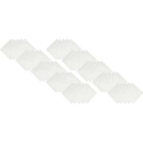 vhbw 50x filtro dell'aria compatibile con Lunos 2/ZSKA, Luga-S, 2/GBF, 2/GVF ventola