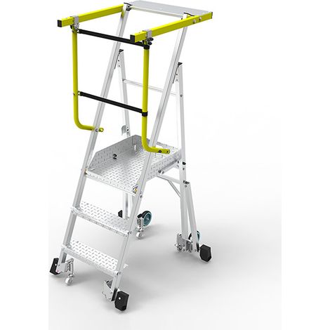 Scaletta a castello - Piattaforma individuale mobile 3 gradini - PICKLY/3