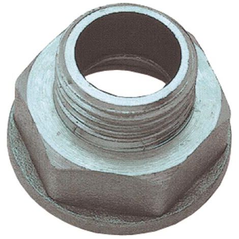 Raccord réduit côté mâle, chromé F3/4 M1/2