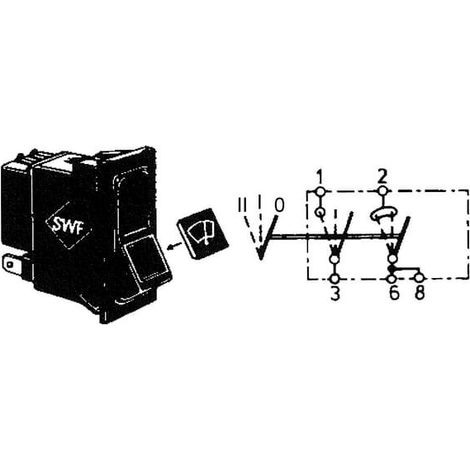 Interruttore 0-1-2 Off-On-On SWF senza spia a modello XL UNIVERSALE 1420511085