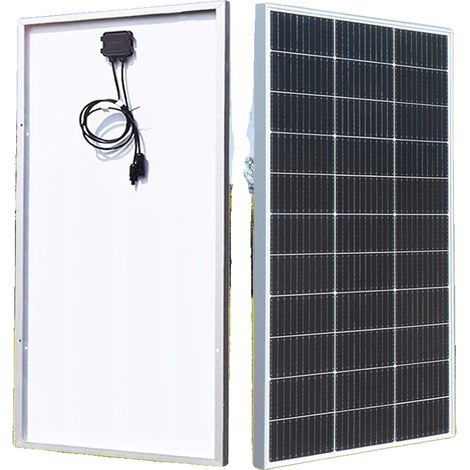 Panneau Solaire, Puissance Max 600w, Efficacité Monocristalline 21,8%, Design Résistant aux Intempéries, 300w 2pcs 150w (1/2)