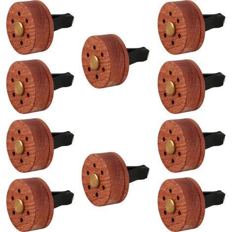 Difusor de aceites esenciales para coche (10 unidades) con clip para la rejilla de ventilación.