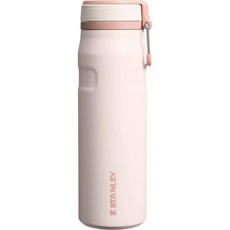 Stanley 1913 IceFlowBottle Twist Flip 0.71L - 17 Ore Di Freddo - 4 Giorni Di Ghiacciata - Lavabile In Lavastoviglie - Borraccia Acciaio - Senza BPA - Isolamento Sotto Vuoto - Rose Quartz (1/3)