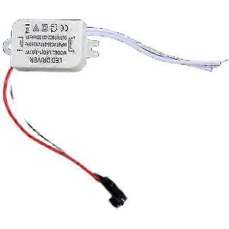 Transformateur électronique simple AC 85V-265V vers DC 12V pour alimentation LED, pilote 3x1W.