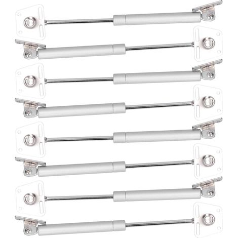 Lot de 10 tiges de support hydrauliques pour meubles, armoire, Tatami, charnière à fermeture douce, tête en fer, v (1/5)