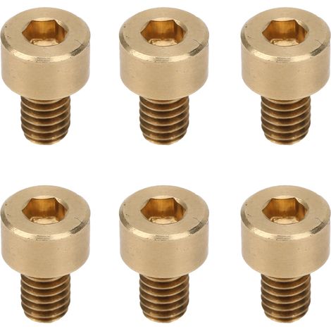 50 vis à tête hexagonale creuse en cuivre, outils de fixation, fournitures industrielles M4M4x6 (1/5)