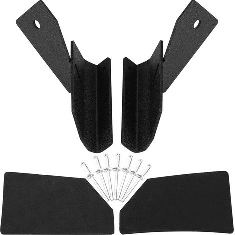 Support de lampe de travail à LED, Duokon 1 paire Support de Pare-brise pour Voiture Pilier, Support de Barre de Travail à LED pour XJ. (1/5)