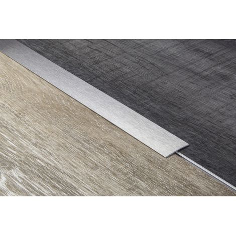 Übergangsprofil 100cm Übergangsleiste 30mm, 1mm Stärke aus Nirosta V2A Edelstahl Übergangsschiene: 5x 100cm Profil, 30x1mm (1/4)