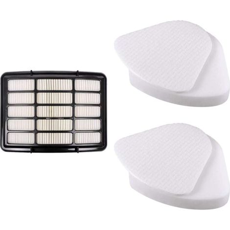 Vacuum filter set for Shark Navigator Lift-Away NV360, NV350, NV351, NV352, NV355, NV356E, NV357, NV370, NV391, UV440, UV490, UV540, XFF350 and XHF350, 2 foam filters + 1 HEPA filter (1/3)