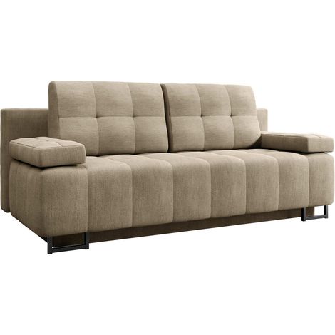 Canapé convertible Columbus 151, Lumo 30, Disponible, 0, 90x200x90cm, Mobilier déjà assemblé (1/5)
