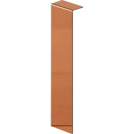 Ilcom FCI-Verbindung für FC-Stahl-Sockelleisten 100mm x 20mm x 10mm - Kupfer poliert