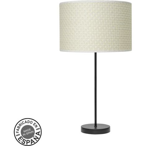 Modische Tischleuchte 1xe27 schwarz/braun white 63x30x30x30 cm