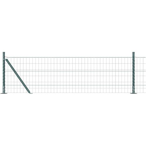 Maison Exclusive - Geschweißter Drahtzaun mit Betonfundament 10 x