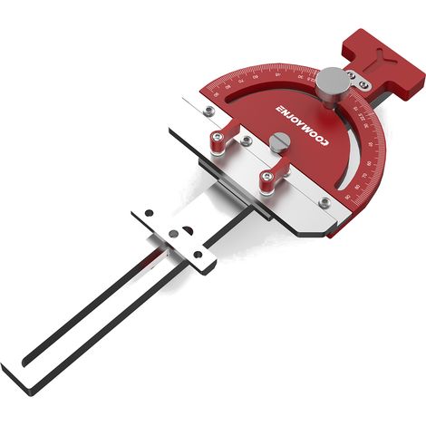 65° verstellbare Mehrwinkelführung, Hilfsklemme aus Aluminiumlegierung für Makita, Festool, DeWalt, Präzisionsschneiden, 33,5 x 14,5 x 6,5 cm (1/5)