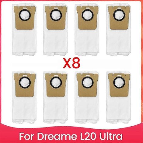 Replacement accessory kits for Dreame L20 Ultra-AquaForge robot vacuum cleaner dust bags (1/3)