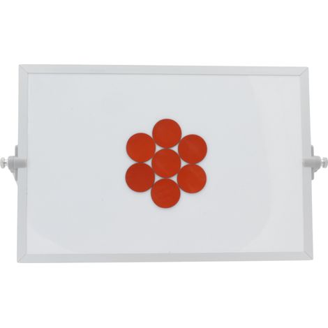 Symbole magnétique Cercle 3 cm marron (1/2)