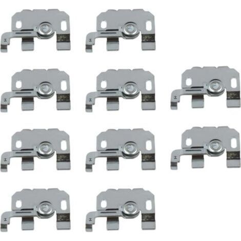 10 x Support de Montage de Store Standard de 25 mm pour Une Installation Facile des Stores de fenêtre et des Stores enrouleurs (1/3)