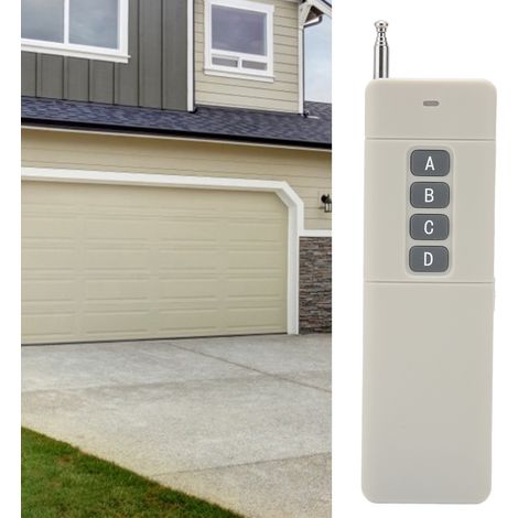 Clé Universelle 433MHz 4CH pour Porte de Garage - Télécommande Apprentissage Sans Fil KB‑4000A