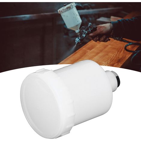 Godet de rechange en plastique de 125 ml pour pistolets à peinture avec filetage femelle de 15 mm (1/5)