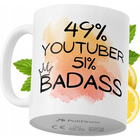 Mug humoristique pour YouTubeur, avec un texte amusant et un design graphique original. Idéal pour les anniversaires, les fêtes et les occasions spéciales. Mug premium pour la maison, le bureau ou le 