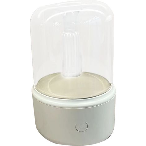 Lampadaire bougie diffuseur d'aromathérapie à froid arrêt automatique humidificateur d'air portable bureau brume fraîche beige (1/5)