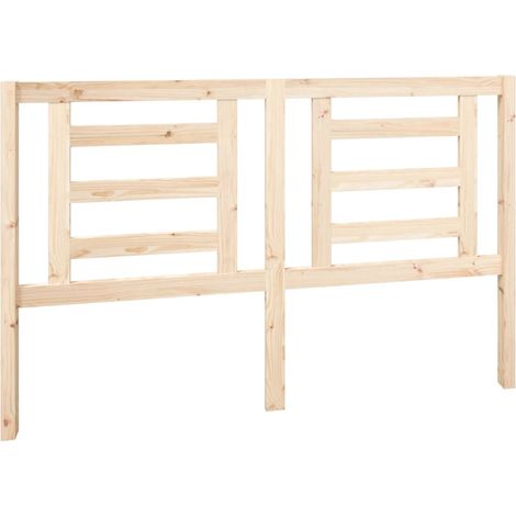 Maison Exclusive - Testiera per Letto 156x4x100 cm in Legno Massello di Pino (1/5)