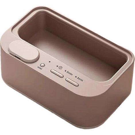 47Khz nettoyage machine ultrasonique nettoyeur Double bac Full nettoyage bijoux ménager réglable nettoyeur (1/5)