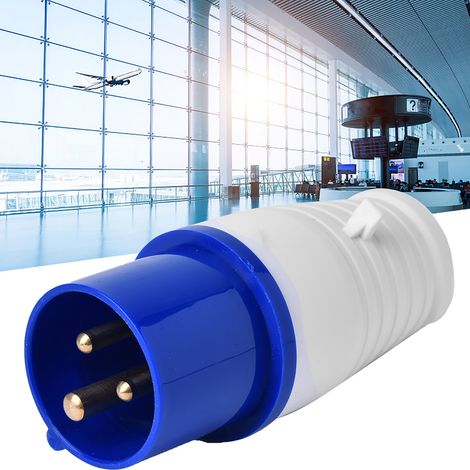 Lot de 10 connecteurs de prise industrielle BEM-013, 3 conducteurs, étanche IP44, 16 A, 220-250 V (1/5)