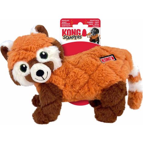 Kong - KONG SCAMPERS RED PANDA M - Red - 23x25.5x12CM