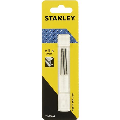STANLEY STA50005 PUNTA HSS 1,5 MM 3 PZ