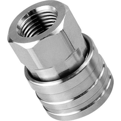 Schnellkupplung aus Edelstahl für 6,35-mm-Hochdruckreiniger, leistungssteigerndes Zubehör, effizientes Reinigungswerkzeug (1/4)