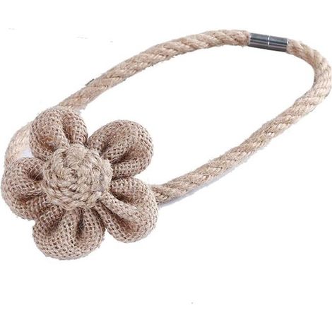 Embrasses de rideaux magnétiques à boucles pour décoration de maison ou de bureau (B) (1/4)