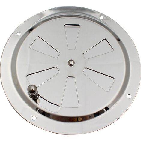 Griglia di ventilazione rotonda, presa d'aria regolabile, presa d'aria in acciaio inossidabile, ingresso e scarico dell'aria
