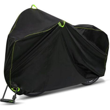 [NEVER USED] Outdoor bike cover, waterproof and robust bike cover, dustproof, UV resistant, breathable, with anti-theft buckle for scooter, camper van, urban commuting
