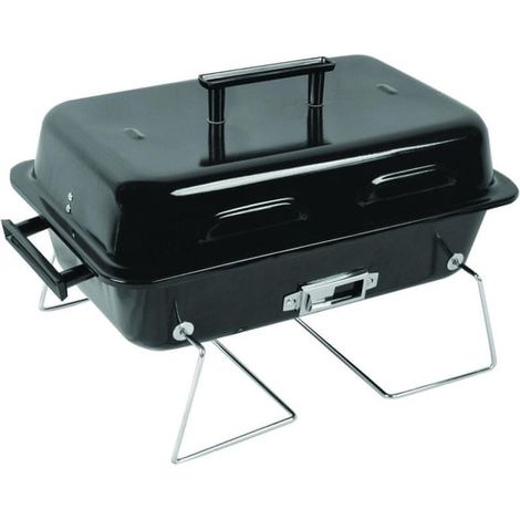 Landmann 11808 barbecue a carbone da viaggio, formato valigia, 41 x 26,4 (1/2)