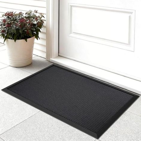 Tapis Exterieur, 5080 cm Profil Bas Tapis Entree Exterieur, Paillasson Extérieur Antidérapant Facile à Nettoyer, pour Porche Couvert, Entrée, Terrasse, Jardin, Extérieur (1/5)