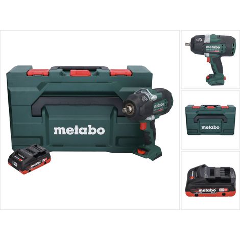 Metabo SSW 18 LTX 1450 BL Visseuse à choc sans fil 18 V 1450 Nm Brushless + 1x batterie 4,0 Ah + metaBOX - sans chargeur (1/5)